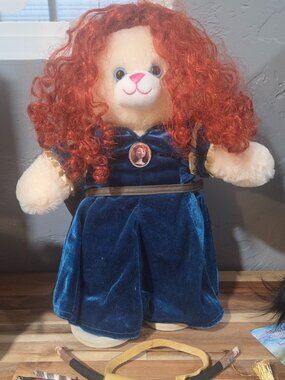 Merida Build a Bear and Merida Disney Doll - NEW